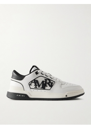 AMIRI - Classic Low Two-Tone Perforated Leather Sneakers - Men - White - EU 40