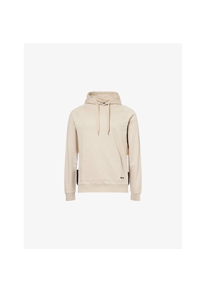 Mens Boss Iconic Kangaroo-Pocket Cotton-Jersey Hoody