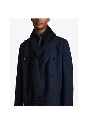 Mens Reiss Picton Wool and Cashmere Scarf