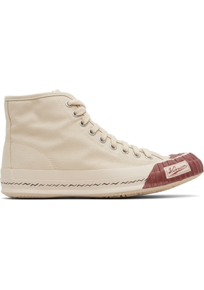 visvim Beige Skagway Hi Alta Sneakers