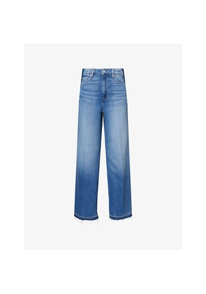 Womens Paige Portia Wide-Leg Denim Jeans