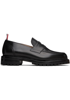 Thom Browne Black Classic Penny Loafers