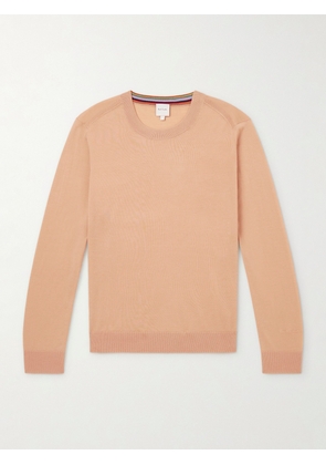 Paul Smith - Logo-Embroidered Merino Wool Sweater - Men - Neutrals - S