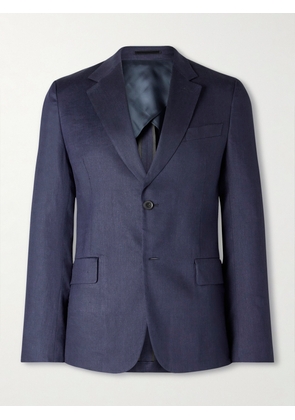 Paul Smith - Slim-Fit Linen and Virgin Wool-Blend Suit Jacket - Men - Blue - UK/US 36