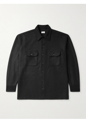 Ghiaia Cashmere - Wool Overshirt - Men - Black - S
