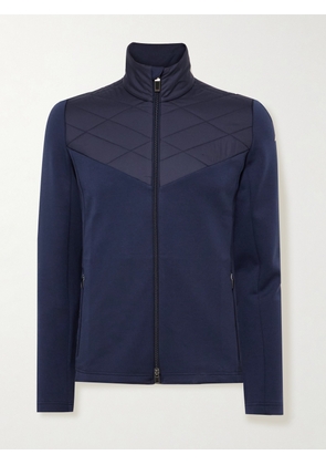 Kjus - Formula Quilted Shell-Trimmed Tech-Jersey Jacket - Men - Blue - IT 46