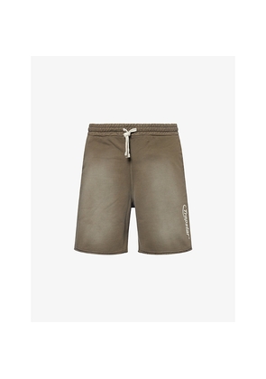 Mens Trapstar Hyperdrive Faded Cotton Shorts