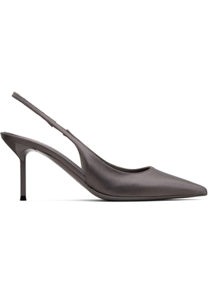 Paris Texas Gray Lidia Slingback 70 Heels