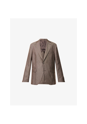 Mens Oscar Jacobson Ferry Soft Linen Blazer