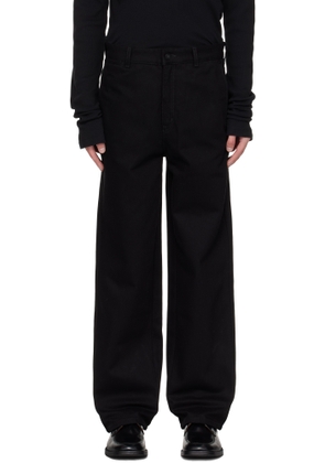 LGN Louis Gabriel Nouchi Black 5-Pocket Straight-Leg Jeans