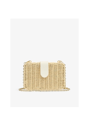 Womens LK Bennett Lorente Raffia Cross-Body Bag