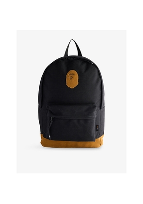 Mens A Bathing Ape Ape Head Patch Nylon Backpack