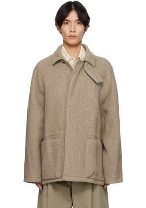 LE17SEPTEMBRE Beige Wool Hunting Jacket