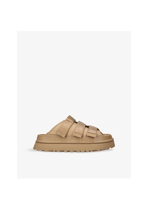 Womens UGG Goldenglow Slide Woven Sandals