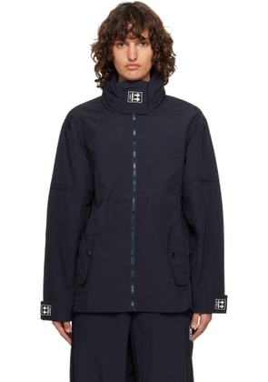Off-White Navy Active Double Arrow Jacket