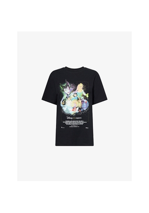 Womens Disney x Coperni Boxy Graphic-Print Cotton-Jersey T-Shirt