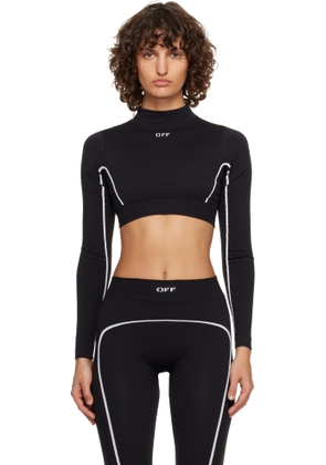 Off-White Black Off Stamp Seamless Crop Top