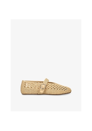 Womens Steve Madden Alara Woven Ballet Flats