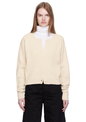 LEMAIRE Off-White Alpaca Cardigan