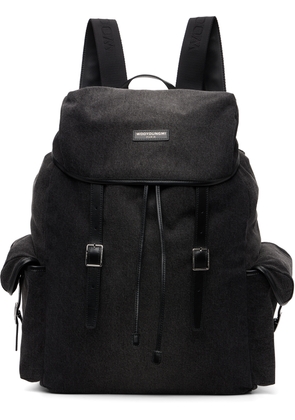 WOOYOUNGMI Black Denim Backpack