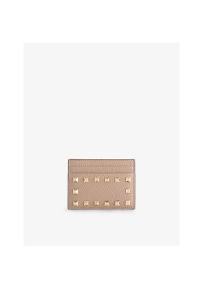 Womens Valentino Garavani Rockstud Leather Card Holder