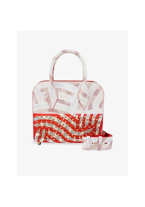 Womens Christian Louboutin Eloise Mini Printed Leather Tote Bag