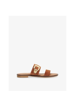 Womens Dune Lawe Suede Sandals