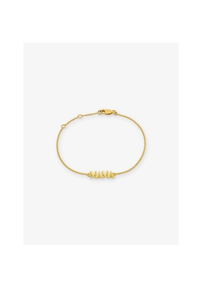 Womens Rachel Jackson Art Deco Mama 22ct Yellow Gold-Plated Sterling-Silver Bracelet