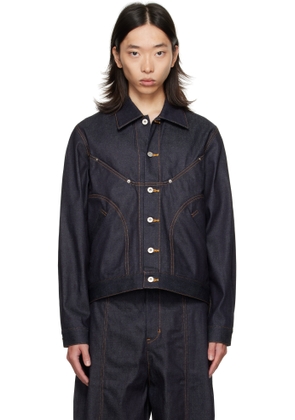 SAGE NATION Navy Jiji Denim Jacket