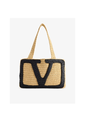 Womens Valentino Garavani Viva Superstar Medium Crochet Tote Bag