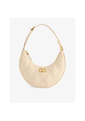 Womens Valentino Garavani Quiltie 67 Mini Hobo Leather Shoulder Bag