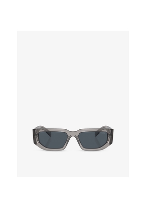 Prada Pr 09Zs Rectangle-Frame Acetate Sunglasses