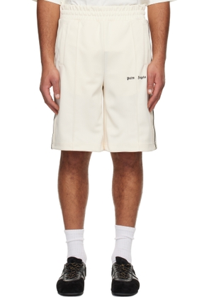 Palm Angels Off-White Classic Logo Track Shorts
