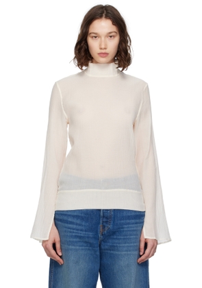 TOTEME Off-White Slit Sleeve Blouse