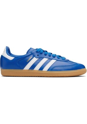 adidas Originals Blue & White Samba OG Sneakers