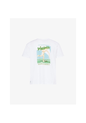 Mens Polo Ralph Lauren x Wimbledon Graphic-Print Cotton-Jersey T-Shirt