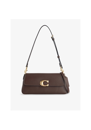 Womens Coach Jet Leather Shoulder Bag