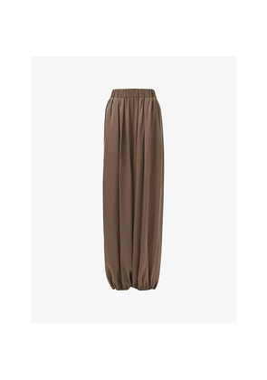 Womens Leem Harem Relaxed Woven Trousers