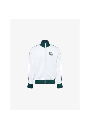 Mens Polo Ralph Lauren x Wimbledon Brand-Embroidery Woven-Blend Track Jacket
