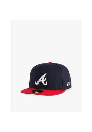 Mens New Era 59Fifty Atlanta Braves Authentic On Field Home Woven Baseball Cap