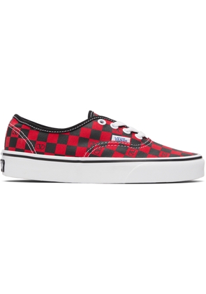 Valentino Garavani Red Vans Edition VLogo Checkerboard Sneakers
