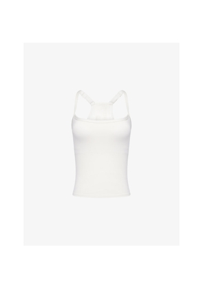 Womens We Are Tala Dayflex Built-In Support Bandeau Racer Stretch-Woven Vest Top