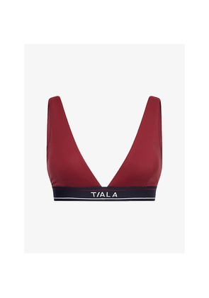 Womens We Are Tala Dayflex Contrast Logo Band Sports Bra