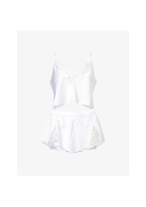 Womens Bluebella Leonora Luxury Satin Cami and Short Set