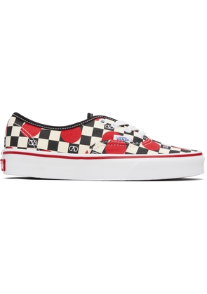 Valentino Garavani Off-White Vans Edition VLogo Checkerboard & Dot Sneakers