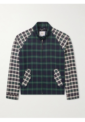 Golden Bear - The Beachmont Checked Cotton Bomber Jacket - Men - Blue - S