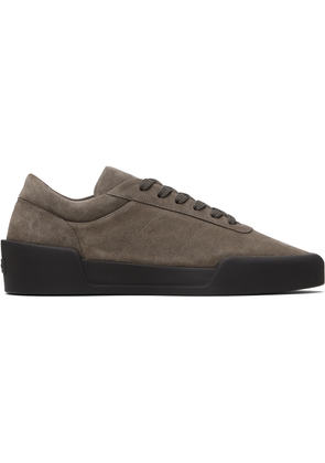Fear of God Brown Suede Aerobic Low Sneakers