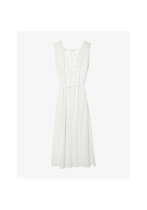 Womens Zadig&Voltaire Rimati V-Neck Sleeveless Cotton Maxi Dress