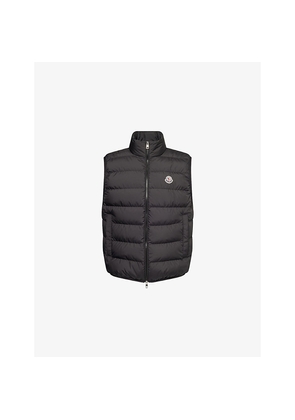 Mens Moncler Contrin Brand-Badge Shell-Down Gilet