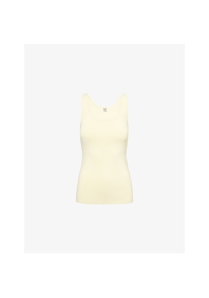 Womens Toteme Compact Scoop-Neck Knitted Tank Top